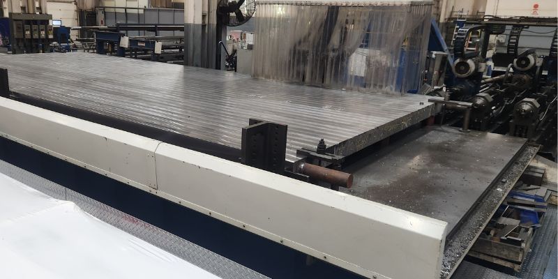 Gundrilling of standard platen.