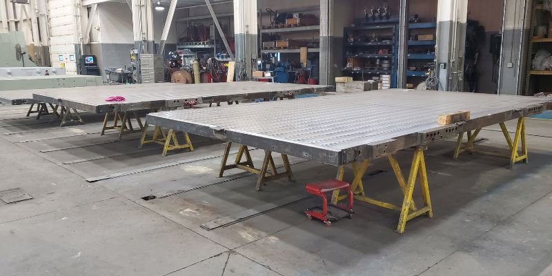 Refurbished materials after going through planer mill.