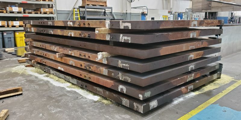 Repairs refurbished platen materials.